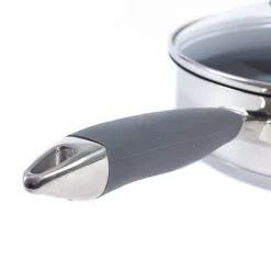 Lakeland Stainless Steel 24cm Lidded Saute Pan 12 Lakeland Stainless Steel 24cm Lidded Saute Pan -Kitchen Supplies Store 11034 4