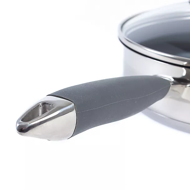 Lakeland Stainless Steel 24cm Lidded Saute Pan 6 Lakeland Stainless Steel 24cm Lidded Saute Pan - Image 4