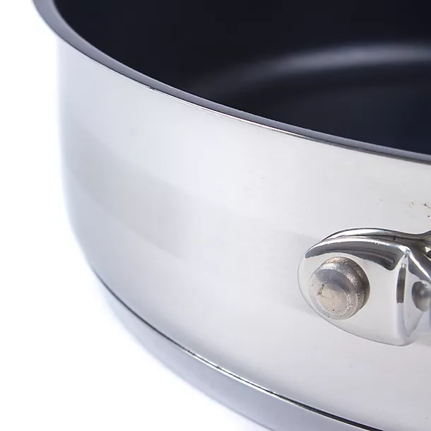 Lakeland Stainless Steel 24cm Lidded Saute Pan 9 Lakeland Stainless Steel 24cm Lidded Saute Pan - Image 7