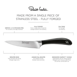 Robert Welch Signature Stainless Steel Utility Knife 12cm Blade -Kitchen Supplies Store 14168 3