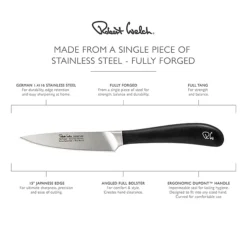 Robert Welch Signature Stainless Steel Vegetable Knife 10cm Blade -Kitchen Supplies Store 14169 4