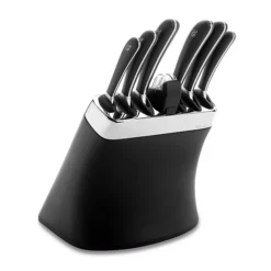 Robert Welch Signature Knife Block Sharpener And 6 Knives
