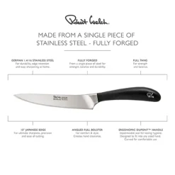 Robert Welch Signature Stainless Steel Kitchen Knife 12cm Blade -Kitchen Supplies Store 14172 4