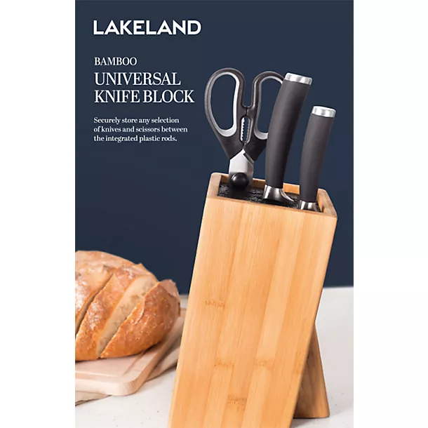 Lakeland Bamboo Universal Knife Block 8 Lakeland Bamboo Universal Knife Block - Image 6