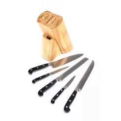 Lakeland Fully Forged Stainless Steel 5-Piece Knife Block -Kitchen Supplies Store 15229 5