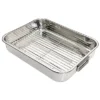 KitchenCraft Large Stainless Steel Roaster And Rack -Kitchen Supplies Store 18690 1