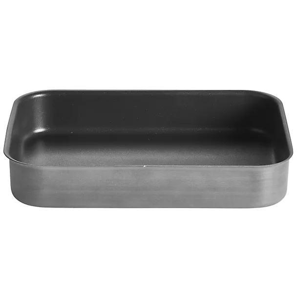Hard Anodised Deep Roasting Tin 37 X 27cm 3 Hard Anodised Deep Roasting Tin 37 X 27cm
