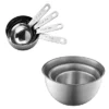 12pc Lakeland Stainless Steel Bowls & Spoons Prep Set -Kitchen Supplies Store 26363 1
