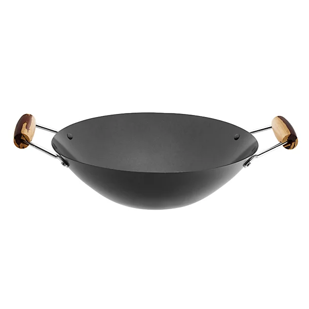 Prue's World Dual Handle Lidded Wok 31cm Dia. 3 Prue's World Dual Handle Lidded Wok 31cm Dia.