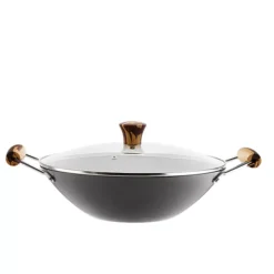 Prue's World Dual Handle Lidded Wok 31cm Dia. 23 Prue's World Dual Handle Lidded Wok 31cm Dia. -Kitchen Supplies Store 26441 10