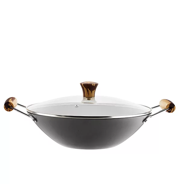 Prue's World Dual Handle Lidded Wok 31cm Dia. 12 Prue's World Dual Handle Lidded Wok 31cm Dia. - Image 10
