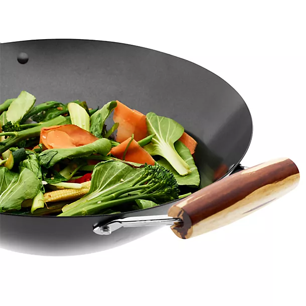 Prue's World Dual Handle Lidded Wok 31cm Dia. 5 Prue's World Dual Handle Lidded Wok 31cm Dia. - Image 3