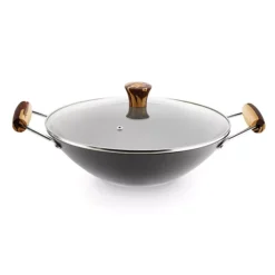 Prue's World Dual Handle Lidded Wok 31cm Dia. 22 Prue's World Dual Handle Lidded Wok 31cm Dia. -Kitchen Supplies Store 26441 9
