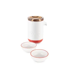 Prue’s World Ceramic Soy Dipping Set – Bottle And 2 Dipping Bowls