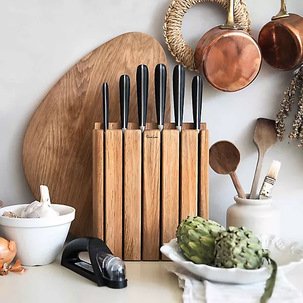 Robert Welch Signature 7-Piece Book Oak Knife Block Set 4 Robert Welch Signature 7-Piece Book Oak Knife Block Set - Image 2