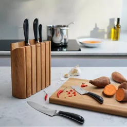Robert Welch Signature 7-Piece Book Oak Knife Block Set 13 Robert Welch Signature 7-Piece Book Oak Knife Block Set -Kitchen Supplies Store 26519 4