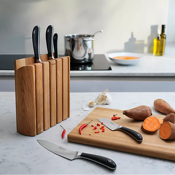 Robert Welch Signature 7-Piece Book Oak Knife Block Set 6 Robert Welch Signature 7-Piece Book Oak Knife Block Set - Image 4