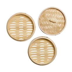 Prue’s World 2-Tier Bamboo Steamer -Kitchen Supplies Store 26524 3