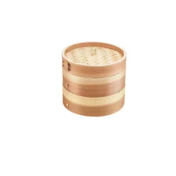 Prue’s World 2-Tier Bamboo Steamer -Kitchen Supplies Store 26524 5