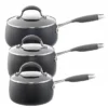 Lakeland Hard Anodised Bell Shaped 3-Piece Pan Set 2 Lakeland Hard Anodised Bell Shaped 3-Piece Pan Set -Kitchen Supplies Store 26617 1