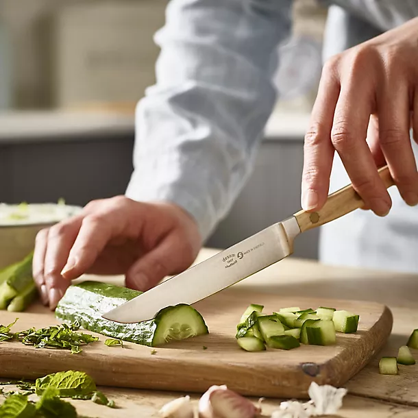 Forest And Forge 13cm Utility Knife With Horse Chestnut Wood Handle 5 Forest And Forge 13cm Utility Knife With Horse Chestnut Wood Handle - Image 3