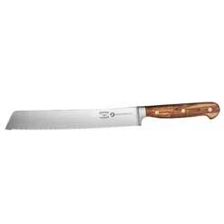 Forest And Forge 20cm Bread Knife With Spalted Beechwood Handle