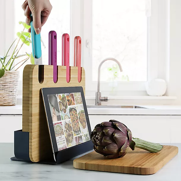 Trebonn Knife Block Chopping Station With 4 Knives 5 Trebonn Knife Block Chopping Station With 4 Knives - Image 3