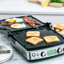 GreenPan Non-Stick 3-in-1 Contact Grill And Indoor BBQ – Stainless Steel CC006585-001 -Kitchen Supplies Store 26952 6