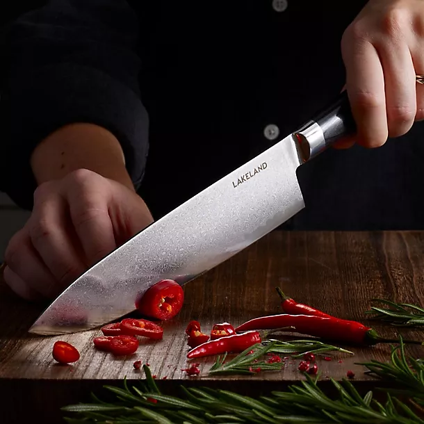 Lakeland Damascus Chef’s Knife 20cm Blade 4 Lakeland Damascus Chef’s Knife 20cm Blade - Image 2