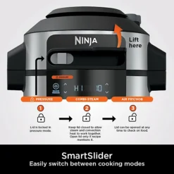 Ninja® Foodi® Max SmartLid Multi-Cooker 7.5 Litre Capacity OL750UK 21 Ninja® Foodi® Max SmartLid Multi-Cooker 7.5 Litre Capacity OL750UK -Kitchen Supplies Store 27106 9