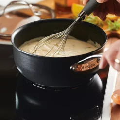 Anolon X 20cm Non-Stick Lidded Saucier Pan -Kitchen Supplies Store 27112 8