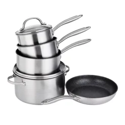 Prestige Scratch Guard Stainless Steel 5-Piece Pan Set