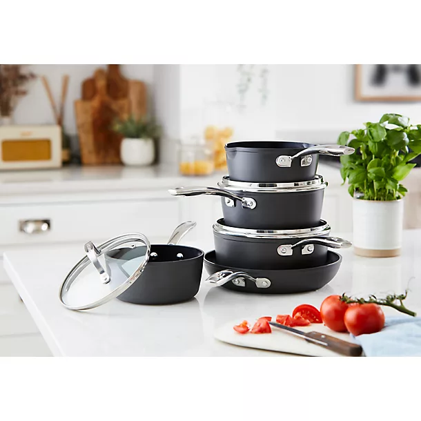 Lakeland Hard Anodised 5-Piece Pan Set 4 Lakeland Hard Anodised 5-Piece Pan Set - Image 2