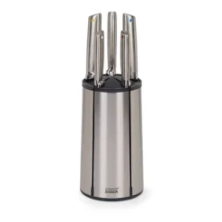Joseph Joseph Elevate 5-piece Stainless Steel Rotating Knife Block Set