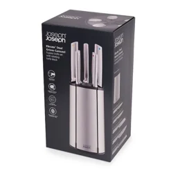 Joseph Joseph Elevate 5-piece Stainless Steel Rotating Knife Block Set -Kitchen Supplies Store 27224 4