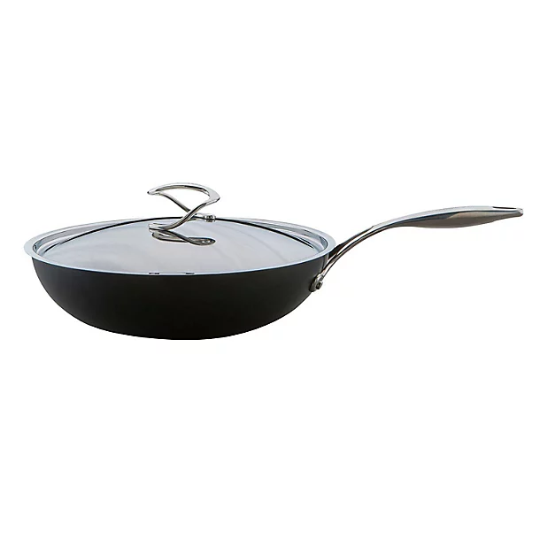 Circulon Style 30cm Hard Anodised Stir Fry Pan With Lid 3 Circulon Style 30cm Hard Anodised Stir Fry Pan With Lid