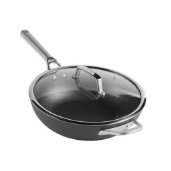 Ninja ZEROSTICK 28cm Flat-Bottomed Wok With Lid