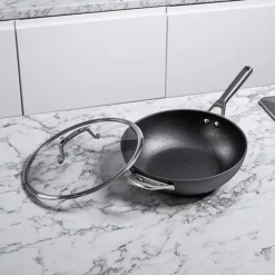 Ninja ZEROSTICK 28cm Flat-Bottomed Wok With Lid -Kitchen Supplies Store 27304 3