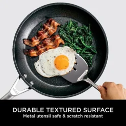 Ninja ZEROSTICK 28cm Flat-Bottomed Wok With Lid -Kitchen Supplies Store 27304 8