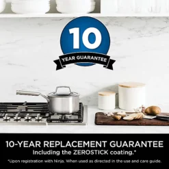 Ninja ZEROSTICK 5-Piece Stainless-Steel Pan Set -Kitchen Supplies Store 27313 12