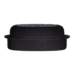 Enamel Self Basting Oval Roasting Tin With Lid 17 Enamel Self Basting Oval Roasting Tin With Lid -Kitchen Supplies Store 32195 7