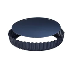 23cm Enamel Base Loose-Based Round Tart Tin -Kitchen Supplies Store 32228 3