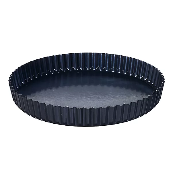 Diamond Blue Loose Based 25cm Flan, Tart And Quiche Tin 3 Diamond Blue Loose Based 25cm Flan, Tart And Quiche Tin