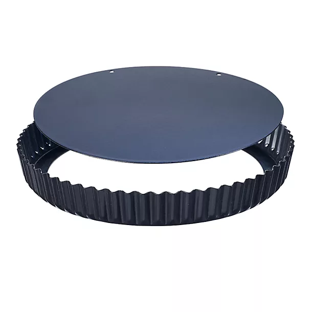 Diamond Blue Loose Based 25cm Flan, Tart And Quiche Tin 6 Diamond Blue Loose Based 25cm Flan, Tart And Quiche Tin - Image 4