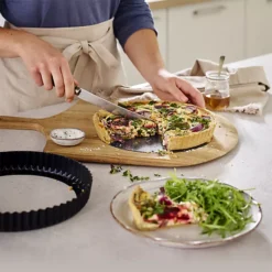 Diamond Blue Loose Based 25cm Flan, Tart And Quiche Tin 11 Diamond Blue Loose Based 25cm Flan, Tart And Quiche Tin -Kitchen Supplies Store 32229 5