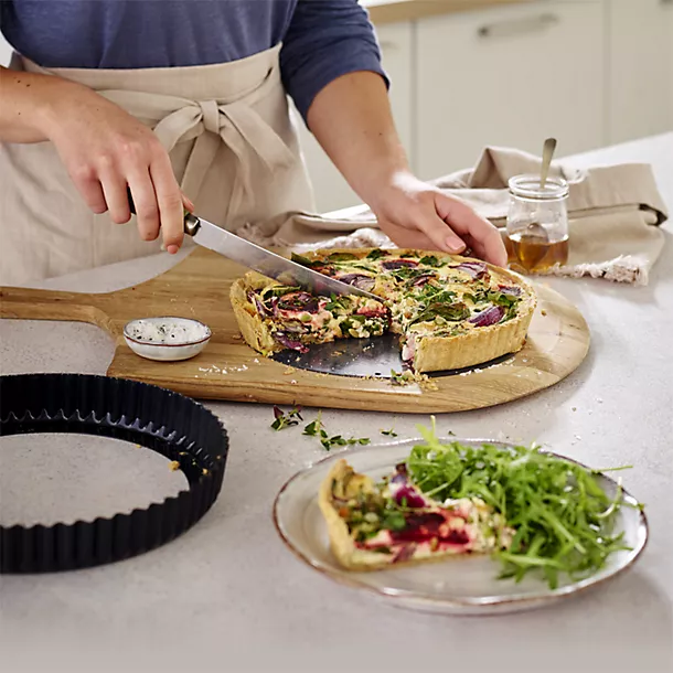 Diamond Blue Loose Based 25cm Flan, Tart And Quiche Tin 7 Diamond Blue Loose Based 25cm Flan, Tart And Quiche Tin - Image 5