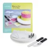Lakeland Baking Set With Turntable & Icing Nozzles 1 Lakeland Baking Set With Turntable & Icing Nozzles -Kitchen Supplies Store 32413 1