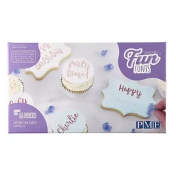PME Fun Fonts 66-Piece Cookies And Cupcakes Letters And Numbers Stamp Set -Kitchen Supplies Store 32722 4