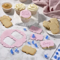 PME Fun Fonts 66-Piece Cookies And Cupcakes Letters And Numbers Stamp Set -Kitchen Supplies Store 32722 7