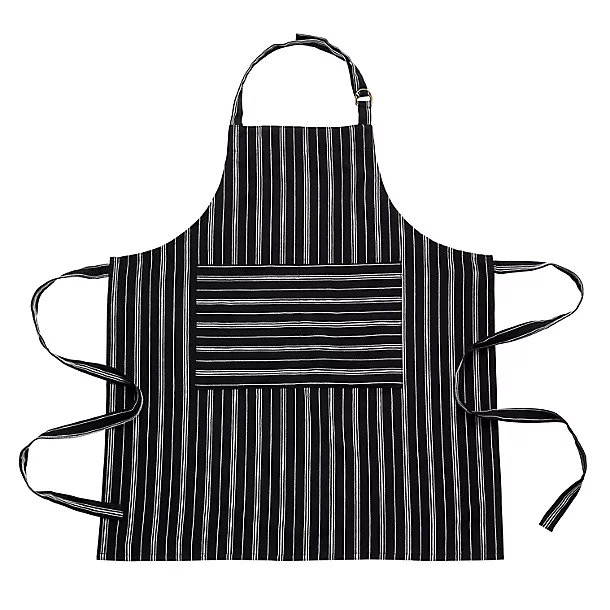 Lakeland Black Butcher’s Stripe Apron 3 Lakeland Black Butcher’s Stripe Apron